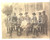 Fotografia d epoca originale 1915 ca ITALIA MERIDIONALE Pausa degli ufficiali in estate Foto DANNEGGIATA 1