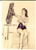 Fotografia d epoca originale 1960 ca USA Pinup addestra un cocker  Foto COSTUME VINTAGE 8x11 cm 1