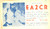 Cartolina originale da collezione 1963 PAMPLONA SPAGNA JosÃ© DURAN ALMENARA Cartolina QSL ILLUSTRATA 1