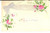 Cartolina originale da collezione 1919 VALLON F Cartolina con fiori e nastro DIPINTA A MANO Germaine MONCEAY 1