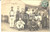 Fotografia d epoca originale 1904 MOURMELONLEGRAND F Soldats 106e RI avec du vin et des saucissons 1