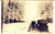 Fotografia d epoca originale 1915 ca WW1 FRANCIA Carovana di trasporti militari sotto la neve Fotografia FP 1