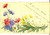 Cartolina originale da collezione 1910 ca FRANCIA Cartolina augurale con fiori di campo DIPINTA A MANO FP NV 1