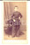 Fotografia d epoca originale 1870 ca TORINO Ritratto di bambino in divisa da collegiale Foto SCHEMBOCHE 1