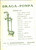 Materiale pubblicitario d’epoca 1930 ca MILANO Ing. C. DOMENIGHETTI Dragapompa Volantino pubblicitario 1