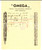 Materiale pubblicitario d’epoca 1930 ca MILANO Ditta OMEGA Penna italianissima con garanzia Promemoria 1