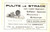 Materiale pubblicitario d’epoca 1935 MILANO Ing. C. DOMENIGHETTI Pompe, spruzzatrici e penetrometri Volantino 1