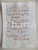 Libro, pubblicazione d epoca 1600 c ANTIFONARIO ROMANO Pagina manoscritta rosso nero Salmo POTENS Danneggiata 1