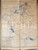 Mappa, planimetria storica 1882 FRANCE CHEMINS DE FER Tonnage riviÃ¨res, canaux et ports Planche nÂ°2 48x66 1