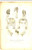 Stampa, bozzetto originale 1850 ca PARIS Journal des Demoiselles  Corpetti e cuffie Stampa 1