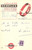 Materiale pubblicitario d’epoca 1965 ca PAVIA Ditta REGO Morsetti SERFLEX Colliers de serrage Ricevuta 12x17 cm 1
