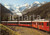Cartolina originale da collezione 1975 ca MORTERATSCH SVIZZERA Rhatiscen Bahn RhB BERNINA EXPRESS Cartolina FG 1