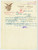 Documento originale, autentico 1933 CORATO BA Casa Vinicola Olearia cataldo FABIANO Lettera commerciale 1