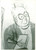 Fotografia d epoca originale 1962 VIAREGGIO Uberto BONETTI Caricatura di Francesco FLORA Fotografia coeva 1