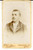 Fotografia d epoca originale 1890 ca PARIS F Ritratto maschile con cravatta chiara Foto GRANDJEAN CDV 1