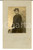Fotografia d epoca originale 1920 ca NANTES Adolescente in abito scuro con un libro Fotografia GALLOT CDV 1