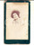 Fotografia d epoca originale 1890 ca AREA FRANCESE Donna con cappello e camicia in pizzo Foto VINTAGE CDV 1