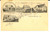 Cartolina originale da collezione 1900 ca TARSDORF AUSTRIA Vedutine con castello e scuola Cartolina POSTALE FP 1