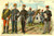 Cartolina originale da collezione 1906 URUGUAY Caballeria Cartolina postale illustrata FP VG 1