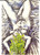 Cartolina originale da collezione 19/1983 Cartolina bozzetto Pericle FAZZINI Mimose Edizione numerata nÂ°0026 1