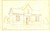 Cartolina originale da collezione 1935 ca ARCHITETTURA Casa di campagna Cartolina ILLUSTRATA ZAT FP NV 1