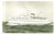 Cartolina originale da collezione 1956 MARINA TEDESCA Nave da crociera DEUTSCHLAND in navigazione Cartolina 1 1
