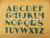 Stampa, bozzetto originale 1931 PANZANI Lettres et rehauts modernes  Composition A. BARDI  AJOUREE Pl. 12 1