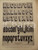 Stampa, bozzetto originale 1931 PANZANI Lettres modernes  Composition LABBE  Egyptiennes  GIRAULT Pl. 37 1