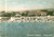 Cartolina originale da collezione 1955 MIRAMARE DI RIMINI Veduta aerea della spiaggia Cartolina FG VG 1