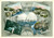 Cartolina originale da collezione 1950 ca CAPRI NA Vedutine Marina Grande Nave Capri Grotta Azzurra Cartolina FG 1