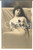 Cartolina originale da collezione 1910 ca COSTUMI Giovane donna con ghirlanda di fiori Cartolina VINTAGE FP NV 1