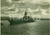 Cartolina originale da collezione 1951 TARANTO Nave CAIO DUILIO all ancora in porto Cartolina FG VG 1