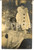 Cartolina originale da collezione 1927 COSTUMI PIERROT sogna una fanciulla triste Cartolina VINTAGE FP VG 1