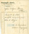 Documento originale, autentico 1945 ca VIGEVANO PV Antonio PIZZASEGALE Falegname Ricevuta DANNEGGIATA 1