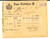 Documento originale, autentico 1916 ASTI SAN ROCCO Peso pubblico  Ricevuta per un carro di legna 1