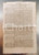 Giornale, rivista storica 1796 LE REPUBLICAIN FRANCAIS Gazette REVOLUTION n° 1295 Nouveau tarif des postes 1