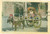 Cartolina originale da collezione 1933 ROMA Carrettiere su un carro di vino Cartolina postale FG VG 1