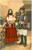 Cartolina originale da collezione 1925 COSTUMI SARDI NUORO Coppia in costume tradizionale Cartolina FP VG 1