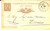 Documento originale, autentico 1886 MILANO Ditta Carlo NIDASIO ordina spiriti a MARTINI & ROSSI Cartolina 1
