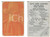 Materiale pubblicitario d’epoca 1950 ca CHICAGO USA EXHIBIT Company  Coupon for free prizes WALLY WALES 1