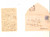 Oggetto da collezione cartaceo 1907 STORIA POSTALE TRIESTEBERGAMO Lettera a Elisa MANZONI Affrancata 25 Heller 1