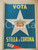 Materiale pubblicitario d’epoca 1948 PROPAGANDA POLITICA Vota STELLA E CORONA Manifesto 24x35 cm 1