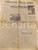 Giornale, rivista storica 1956 CORRIERE DELLA SERA  Indebolita la posizione di KRUSCEV Giornale 1