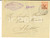 Materiale pubblicitario d’epoca 1910 BORDIGHERA STORIA POSTALE Busta PARK HOTEL Fratelli GAMBERO 2 cent. 1