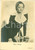 Cartolina originale da collezione 1940 ca CINEMA Attrice Sylvia SIDNEY con abito bianco e nero Cartolina FG NV 1