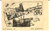 Cartolina originale da collezione 1934 RICALDONE AL Vedutine con teatro e municipio Cartolina postale FP NV 1