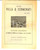 Materiale pubblicitario d’epoca 1950 ca CESANO MADERNO Ditta VILLA & CERMENATI Tinelli rustici Volantino 1