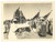 Fotografia d epoca originale 1932 ASMARA ERITREA Cerimonia tradizionale copta con catasta Foto 11x8 cm 1