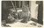 Fotografia d epoca originale 1960 ca TORINO ? Ritratto di un gatto alla scrivania Foto Vito ZUCCHINI 1
