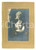Fotografia d epoca originale 1920 ca AREA LOMBARDA Ritratto di donna con cane barboncino Foto VINTAGE 10x14 1